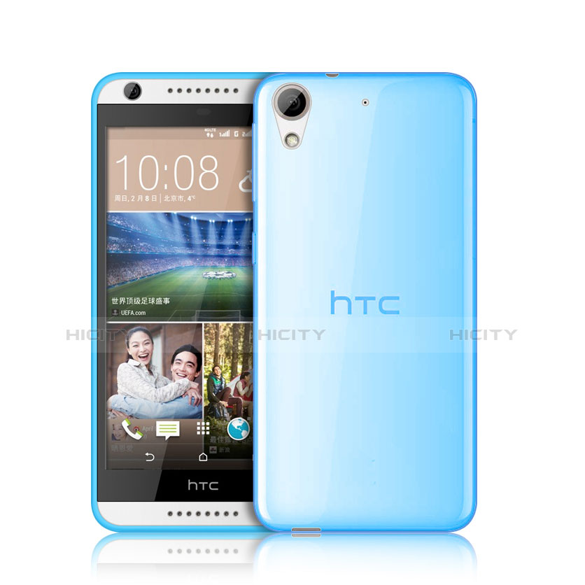 Carcasa Gel Ultrafina Transparente para HTC Desire 626 Azul