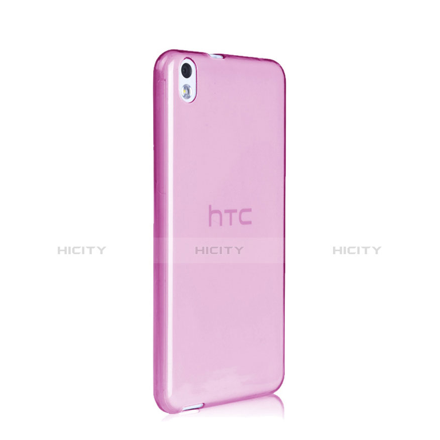 Carcasa Gel Ultrafina Transparente para HTC Desire 816 Rosa