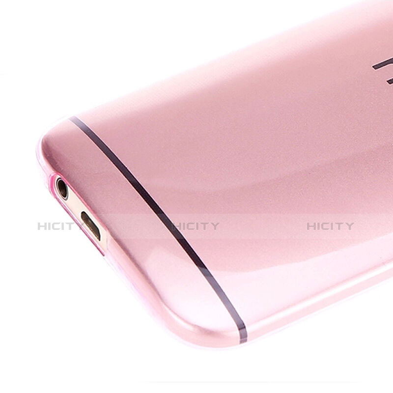 Carcasa Gel Ultrafina Transparente para HTC One M8 Rosa