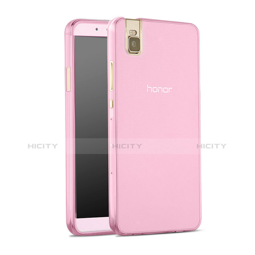 Carcasa Gel Ultrafina Transparente para Huawei Honor 7i shot X Rosa