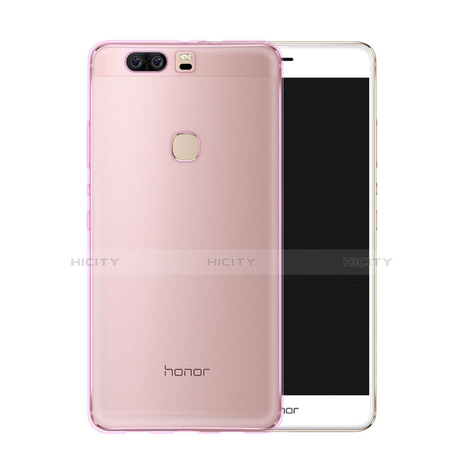 Carcasa Gel Ultrafina Transparente para Huawei Honor V8 Rosa