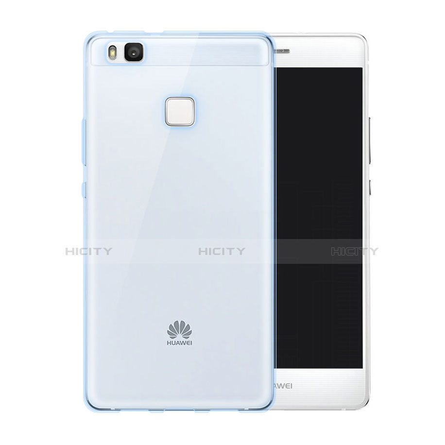 Carcasa Gel Ultrafina Transparente para Huawei P9 Lite Azul