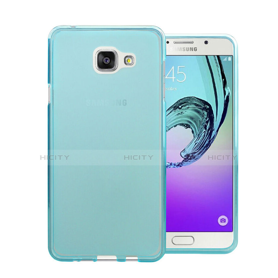 Carcasa Gel Ultrafina Transparente para Samsung Galaxy A7 (2016) A7100 Azul