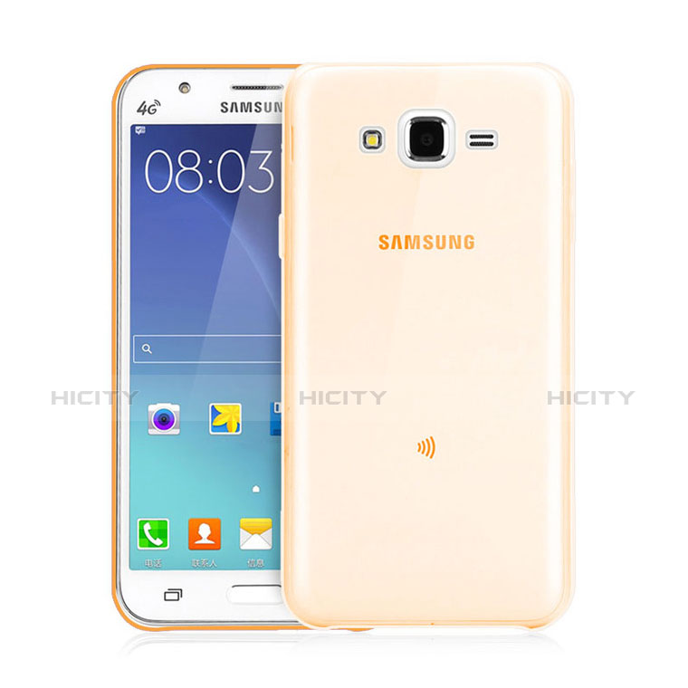 Carcasa Gel Ultrafina Transparente para Samsung Galaxy J3 Oro