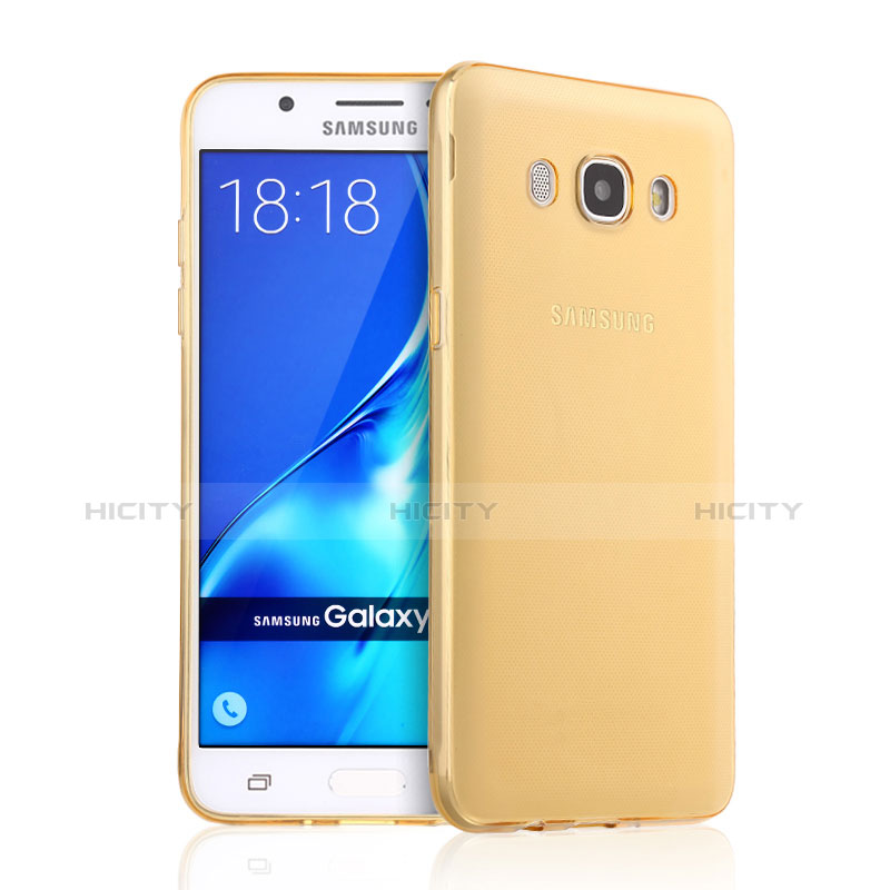 Carcasa Gel Ultrafina Transparente para Samsung Galaxy J5 Duos (2016) Oro