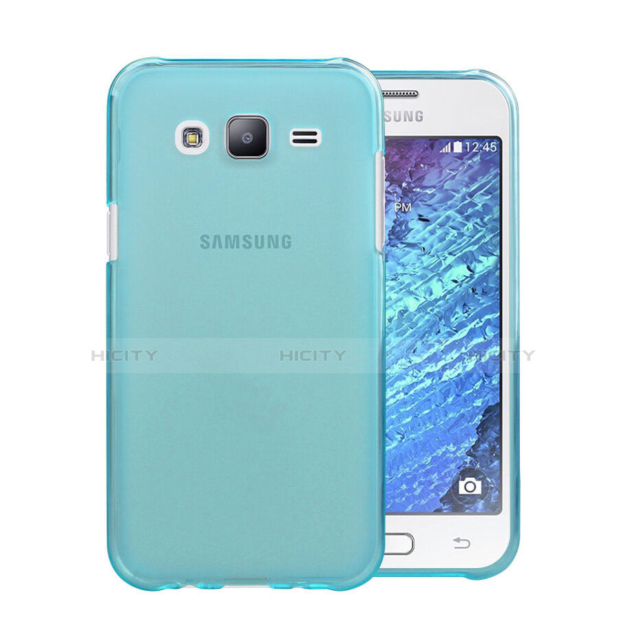 Carcasa Gel Ultrafina Transparente para Samsung Galaxy J5 SM-J500F Azul Cielo