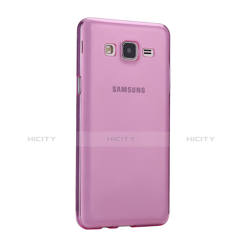 Carcasa Gel Ultrafina Transparente para Samsung Galaxy On5 G550FY Rosa