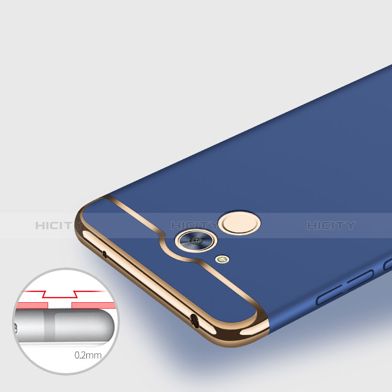 Carcasa Lujo Marco de Aluminio para Huawei Enjoy 6S Azul