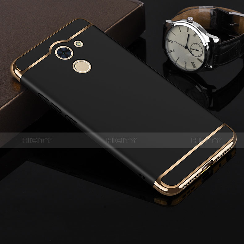 Carcasa Lujo Marco de Aluminio para Huawei Enjoy 7 Plus Negro