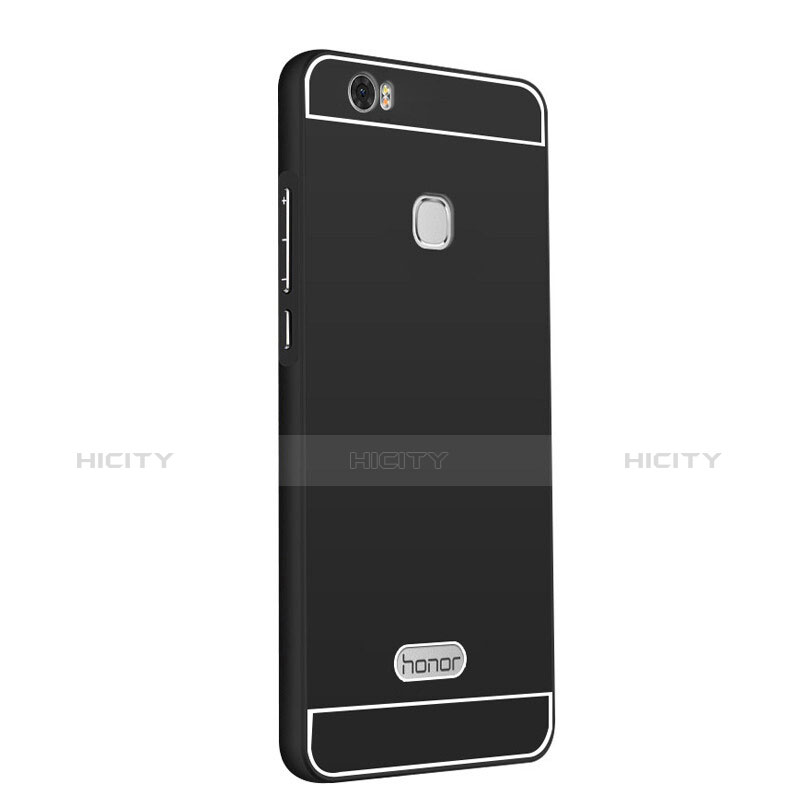 Carcasa Lujo Marco de Aluminio para Huawei Honor Note 8 Negro