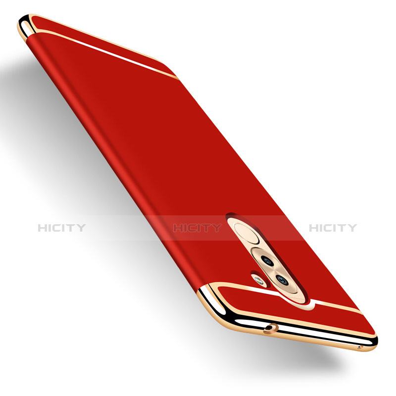 Carcasa Lujo Marco de Aluminio para Huawei Mate 9 Lite Rojo