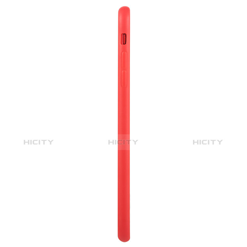 Carcasa Silicona Goma C01 para Apple iPhone 8 Rojo