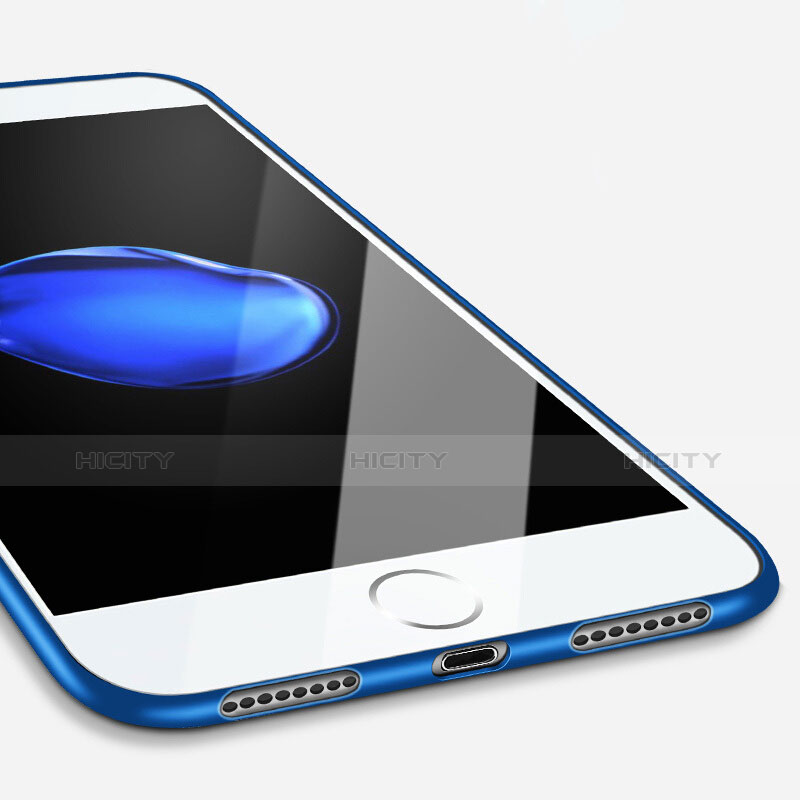 Carcasa Silicona Goma Gel para Apple iPhone 8 Plus Azul