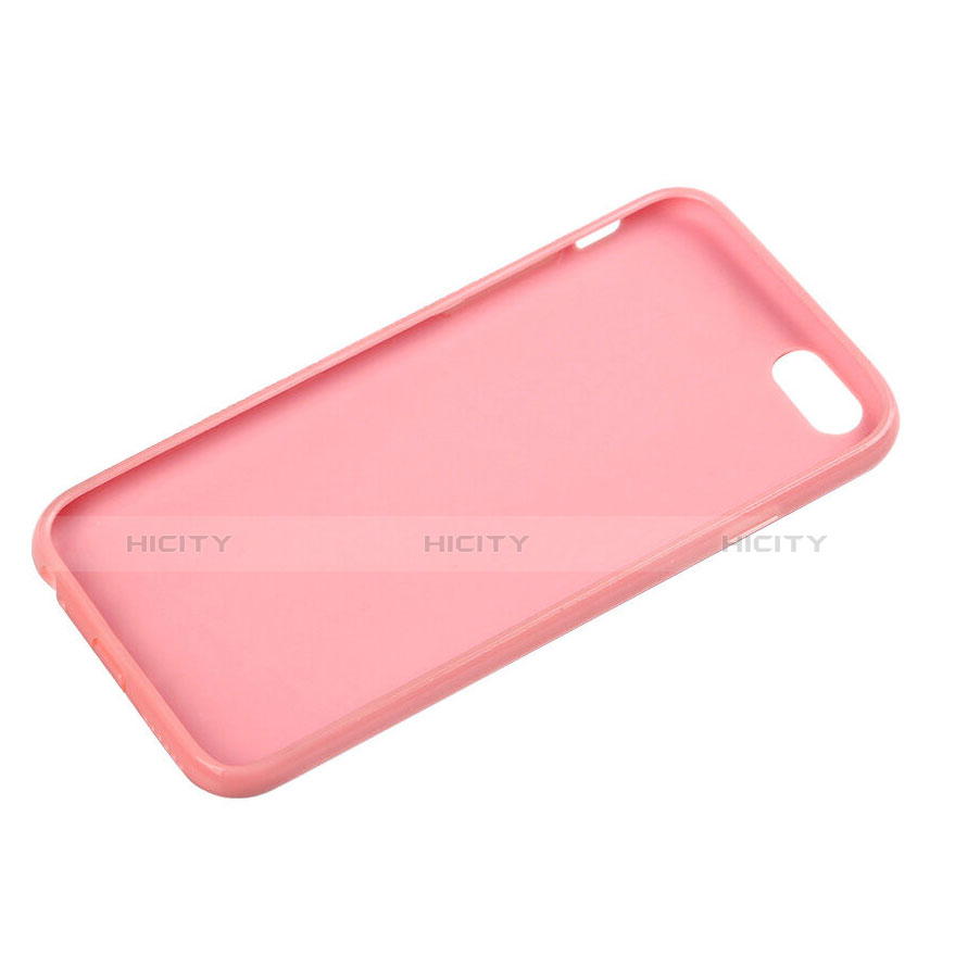 Carcasa Silicona Goma para Apple iPhone 6 Plus Rosa