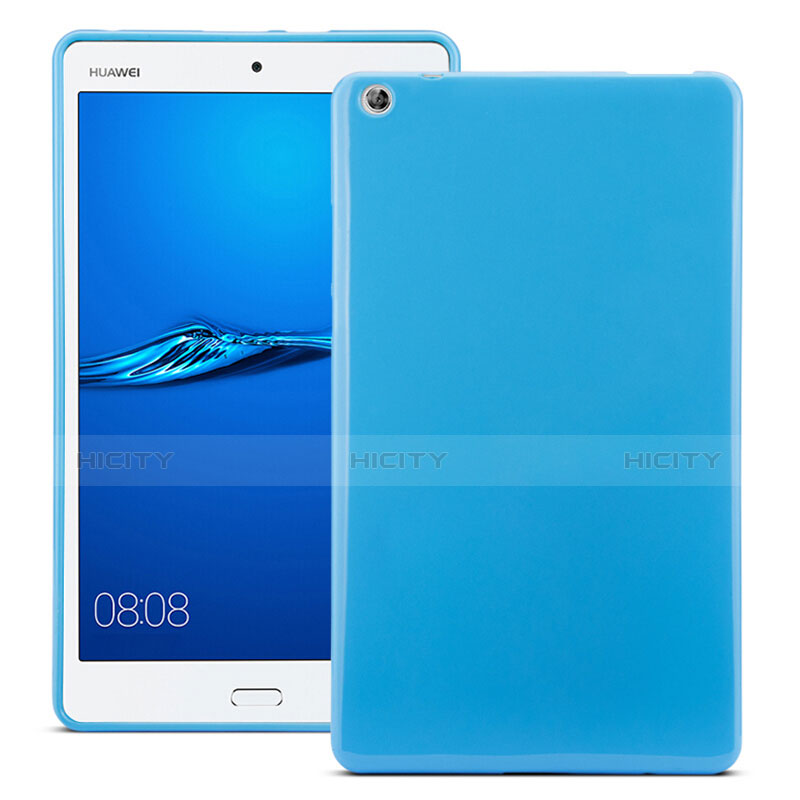 Carcasa Silicona Goma para Huawei MediaPad M3 Azul