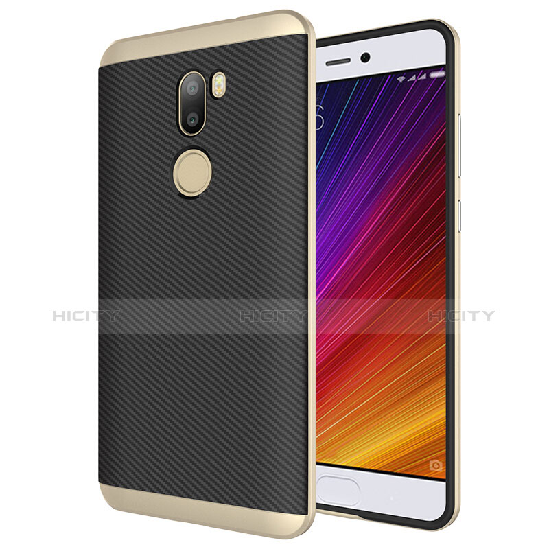 Carcasa Silicona Goma Twill para Xiaomi Mi 5S Plus Oro