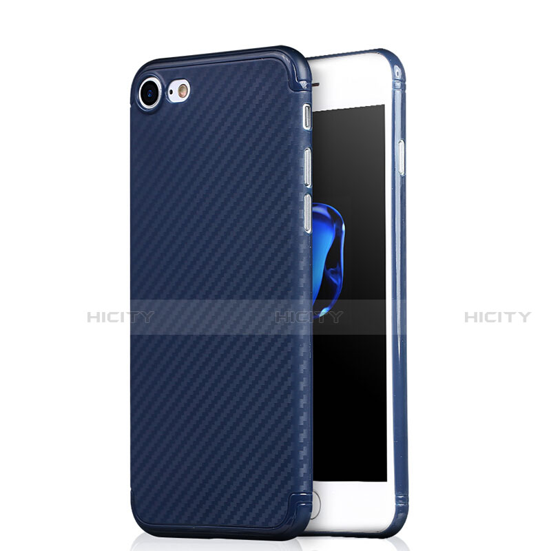 Carcasa Silicona Goma Twill Z01 para Apple iPhone SE (2020) Azul