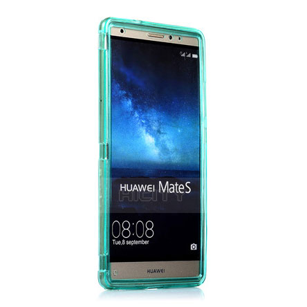 Carcasa Silicona Transparente Cubre Entero para Huawei Mate S Azul Cielo