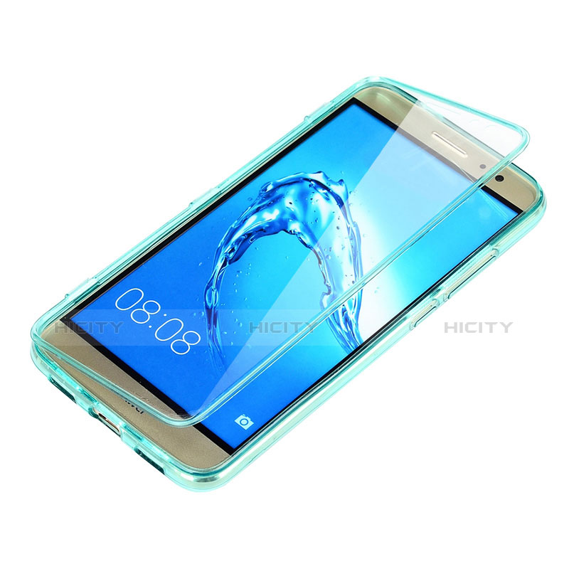 Carcasa Silicona Transparente Cubre Entero para Huawei Nova Plus Azul Cielo