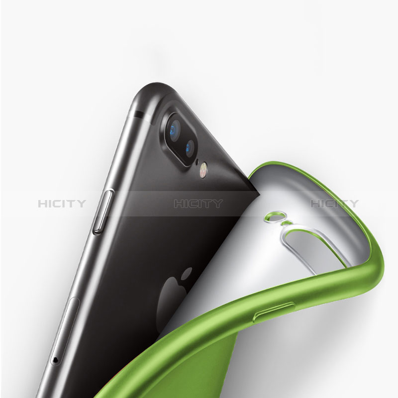Carcasa Silicona Ultrafina Goma 360 Grados para Apple iPhone 8 Plus Verde