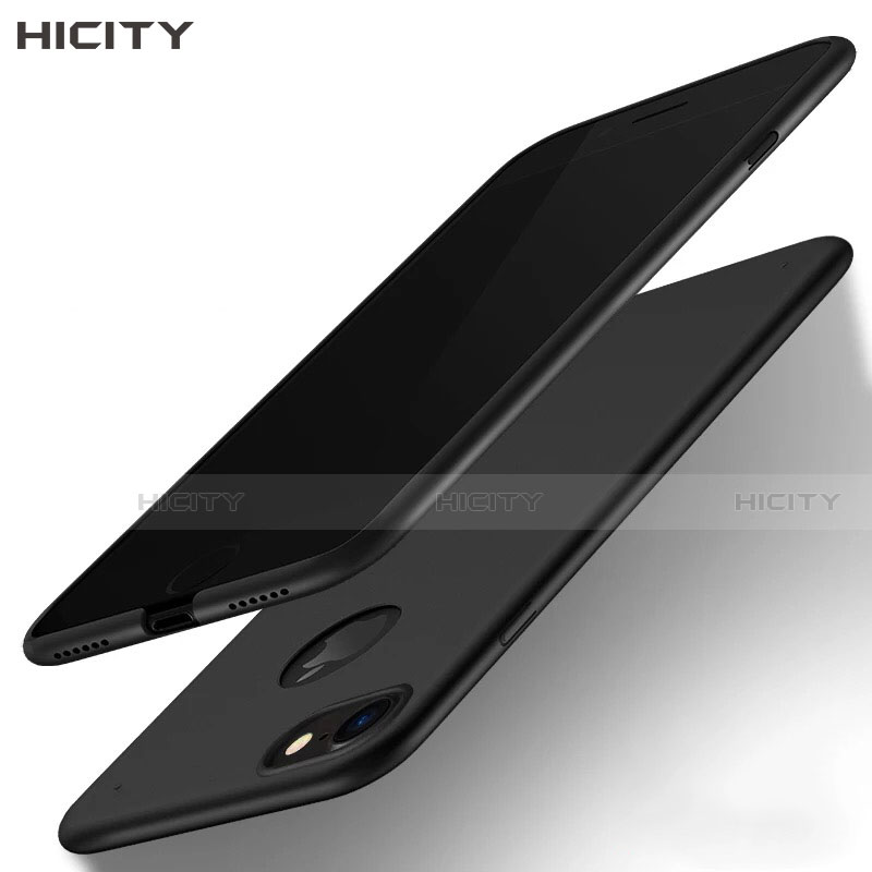 Carcasa Silicona Ultrafina Goma para Apple iPhone SE3 ((2022)) Negro