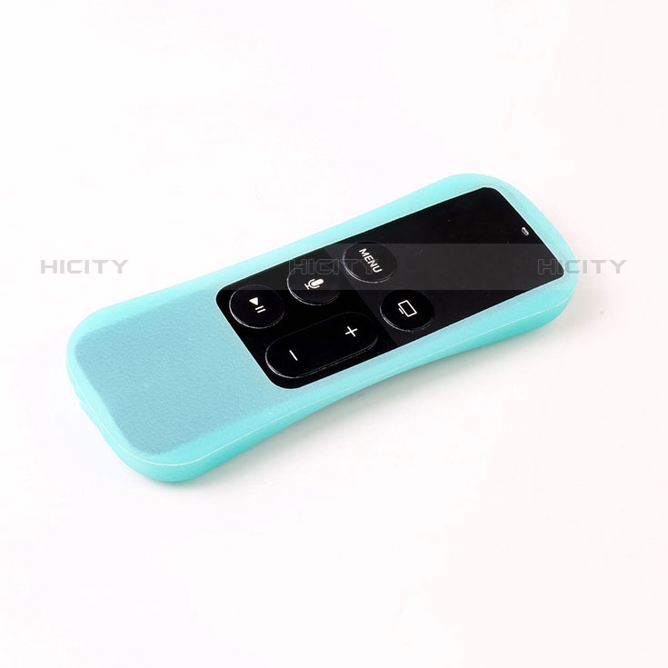 Carcasa Silicona Ultrafina Goma para Apple TV 4 Azul Cielo