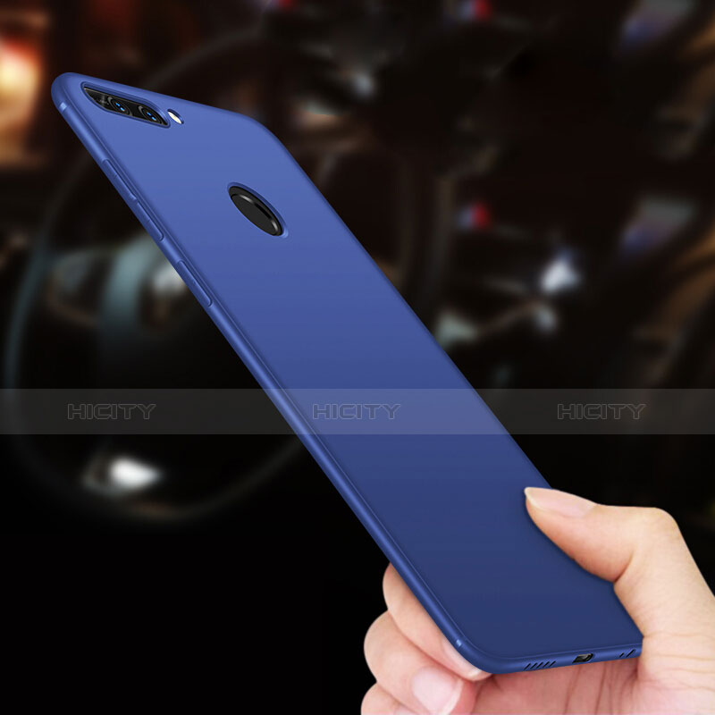 Carcasa Silicona Ultrafina Goma para Huawei Honor V9 Azul