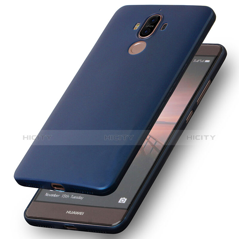 Carcasa Silicona Ultrafina Goma para Huawei Mate 9 Azul