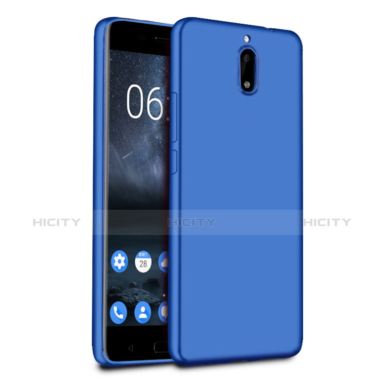 Carcasa Silicona Ultrafina Goma para Nokia 6 Azul