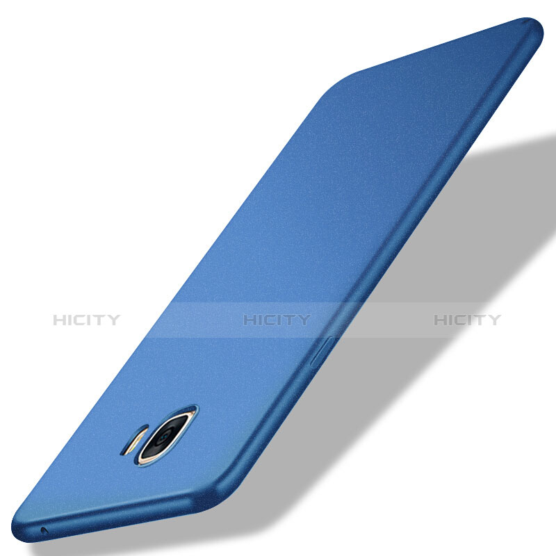 Carcasa Silicona Ultrafina Goma para Samsung Galaxy C7 Pro C7010 Azul