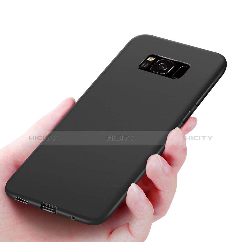 Carcasa Silicona Ultrafina Goma S06 para Samsung Galaxy S8 Plus Negro