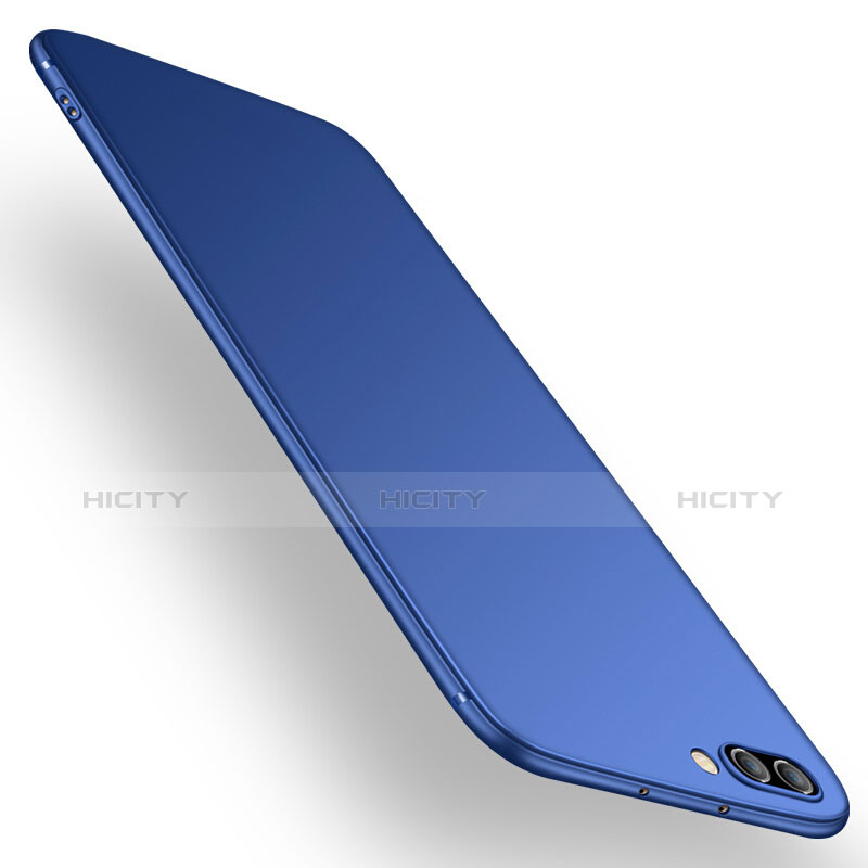 Carcasa Silicona Ultrafina Goma S08 para Huawei Honor V10 Azul