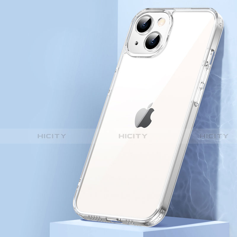 Carcasa Silicona Ultrafina Transparente A01 para Apple iPhone 14 Claro