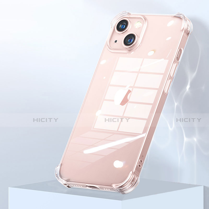 Carcasa Silicona Ultrafina Transparente A06 para Apple iPhone 15 Claro