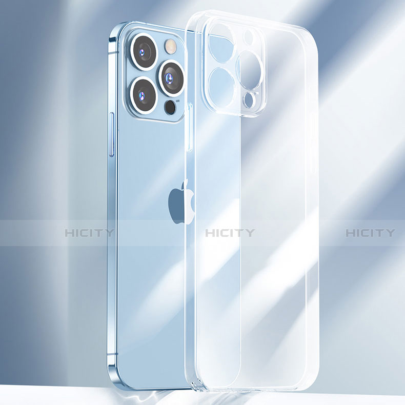 Carcasa Silicona Ultrafina Transparente A08 para Apple iPhone 13 Pro Claro