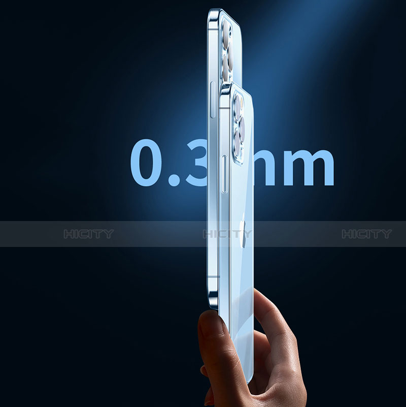 Carcasa Silicona Ultrafina Transparente A08 para Apple iPhone 13 Pro Claro