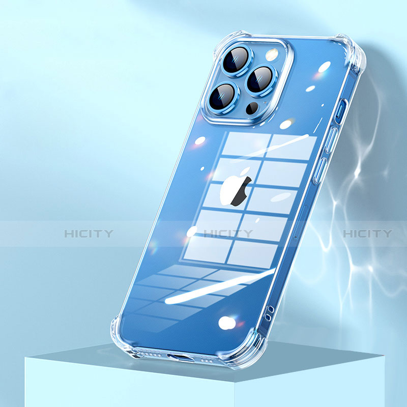 Carcasa Silicona Ultrafina Transparente A09 para Apple iPhone 14 Pro Claro