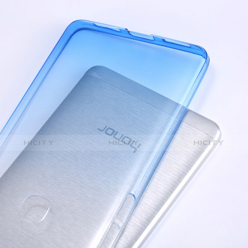 Carcasa Silicona Ultrafina Transparente Gradiente para Huawei GR5 Azul Cielo
