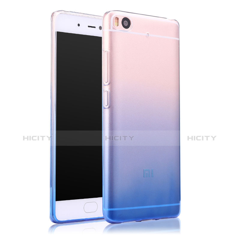 Carcasa Silicona Ultrafina Transparente Gradiente para Xiaomi Mi 5S Azul