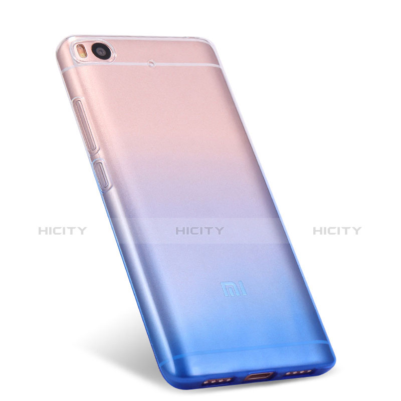 Carcasa Silicona Ultrafina Transparente Gradiente para Xiaomi Mi 5S Azul