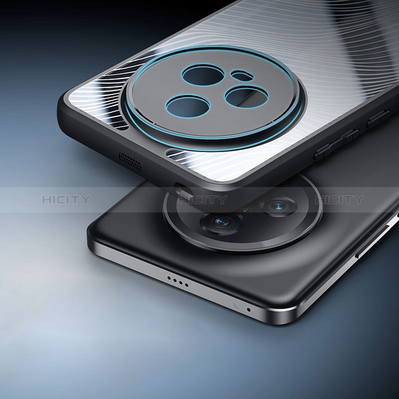 Carcasa Silicona Ultrafina Transparente H02 para Huawei Honor Magic5 5G Negro