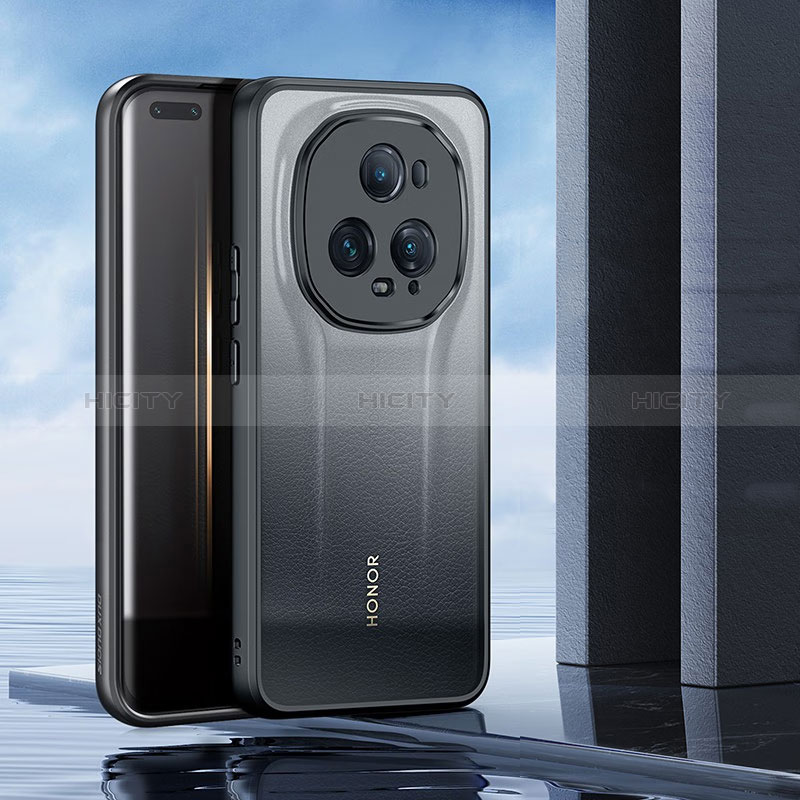 Carcasa Silicona Ultrafina Transparente H02 para Huawei Honor Magic5 Pro 5G Negro