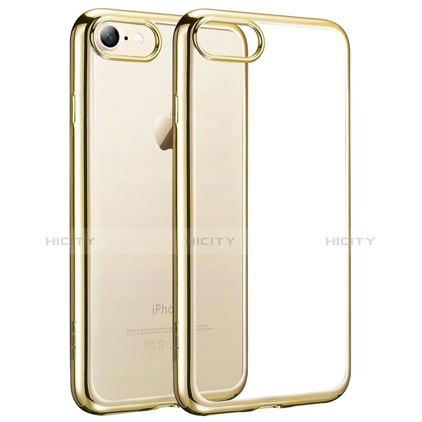 Carcasa Silicona Ultrafina Transparente H07 para Apple iPhone 7 Claro