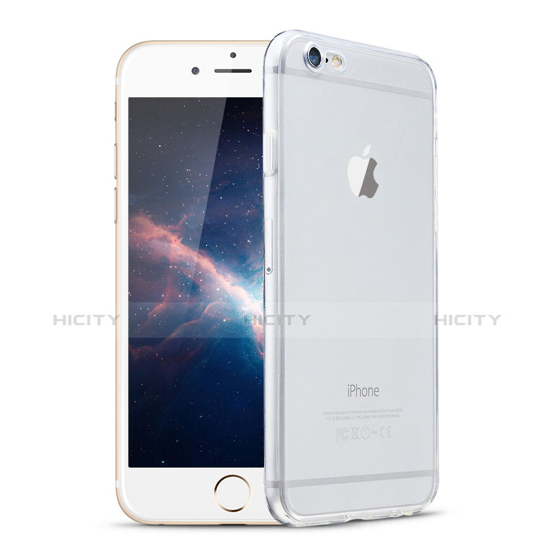 Carcasa Silicona Ultrafina Transparente H08 para Apple iPhone 6S Claro