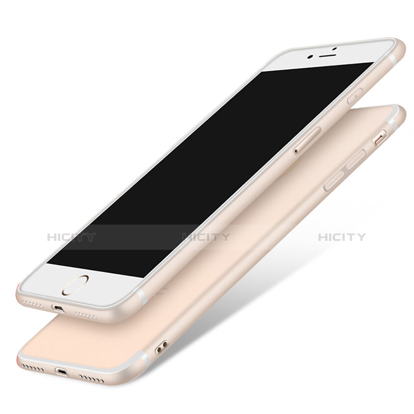 Carcasa Silicona Ultrafina Transparente H08 para Apple iPhone 7 Blanco