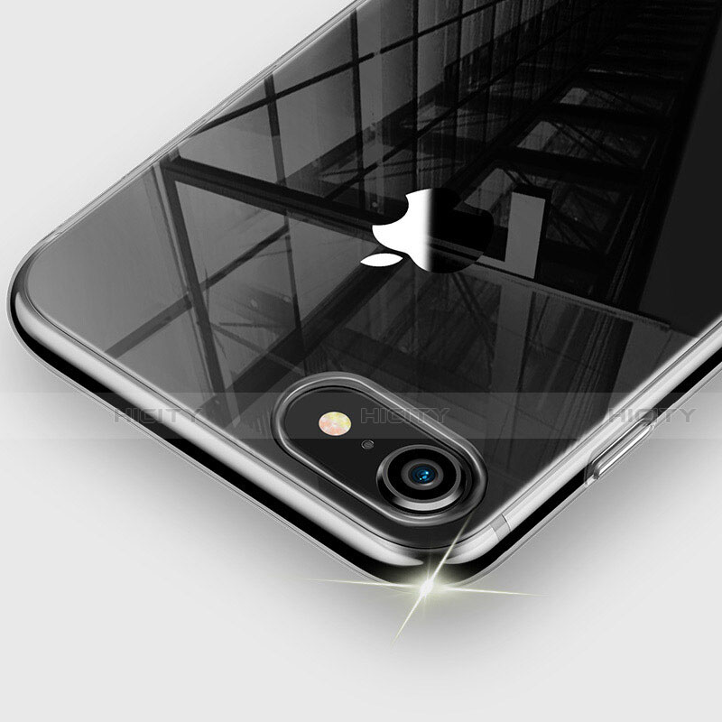 Carcasa Silicona Ultrafina Transparente H09 para Apple iPhone SE3 ((2022)) Gris
