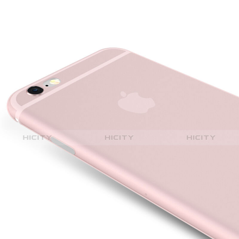 Carcasa Silicona Ultrafina Transparente Mate para Apple iPhone 6S Plus Rosa
