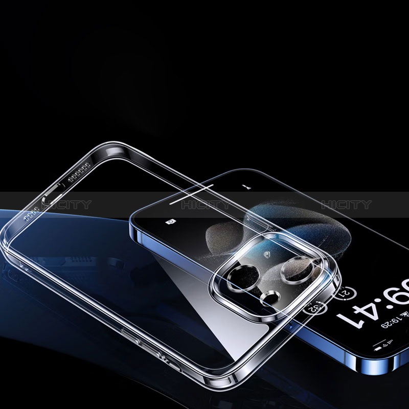 Carcasa Silicona Ultrafina Transparente N02 para Apple iPhone 14 Plus Claro