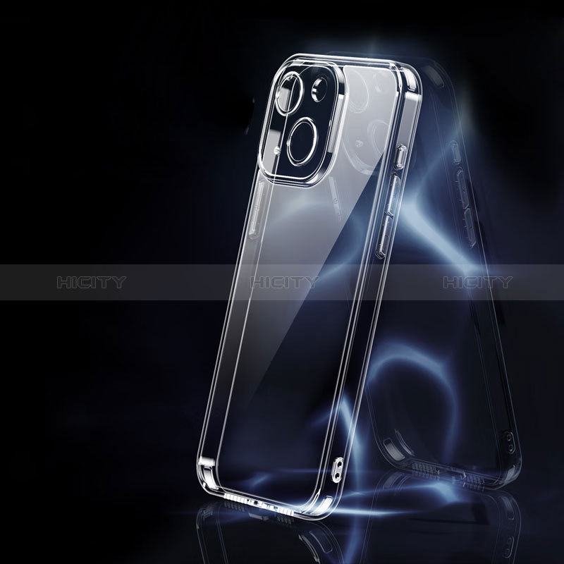 Carcasa Silicona Ultrafina Transparente N02 para Apple iPhone 15 Plus Claro