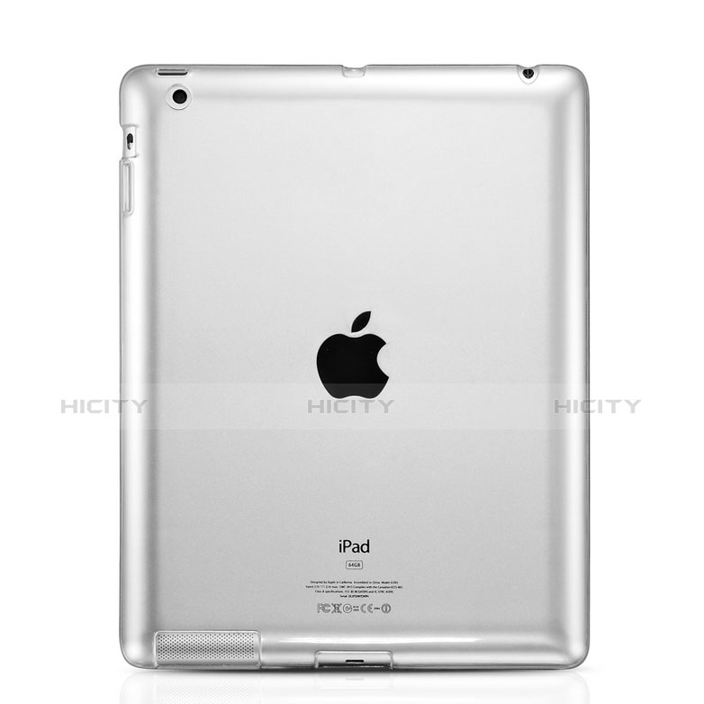 Carcasa Silicona Ultrafina Transparente para Apple iPad 3 Claro